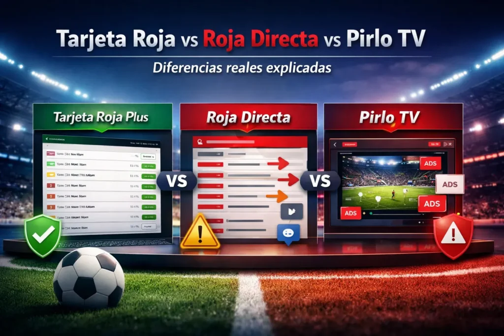 imagen para Tarjeta Roja, Roja Directa y Pirlo TV Diferencias Reales Explicadas