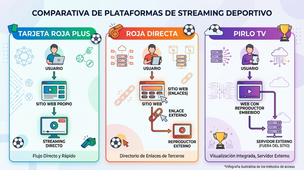 infografia para ¿Qué modelo técnico usa cada plataforma